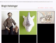 Tablet Screenshot of birgitheitzinger.com